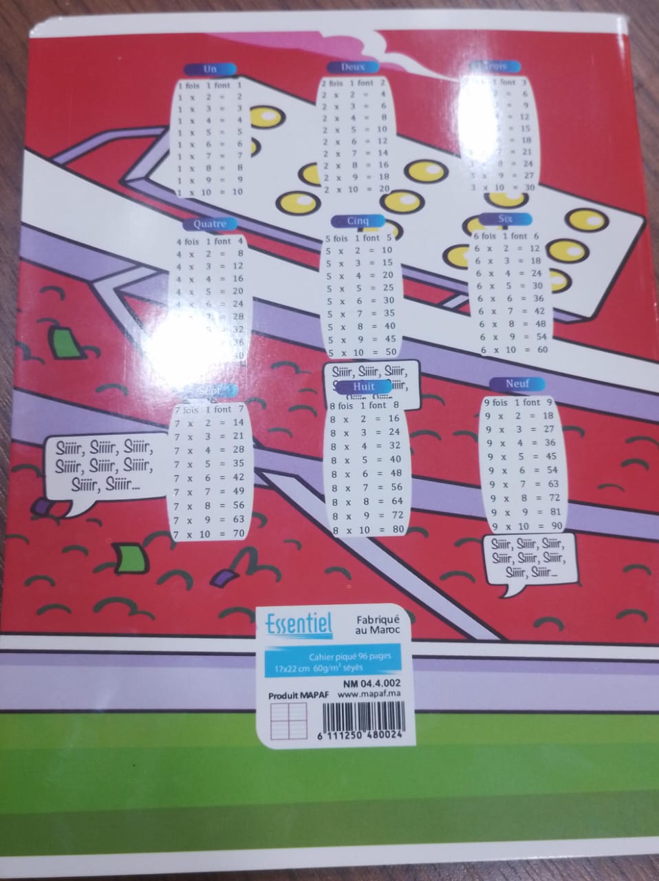 cahier normal 96 page petit