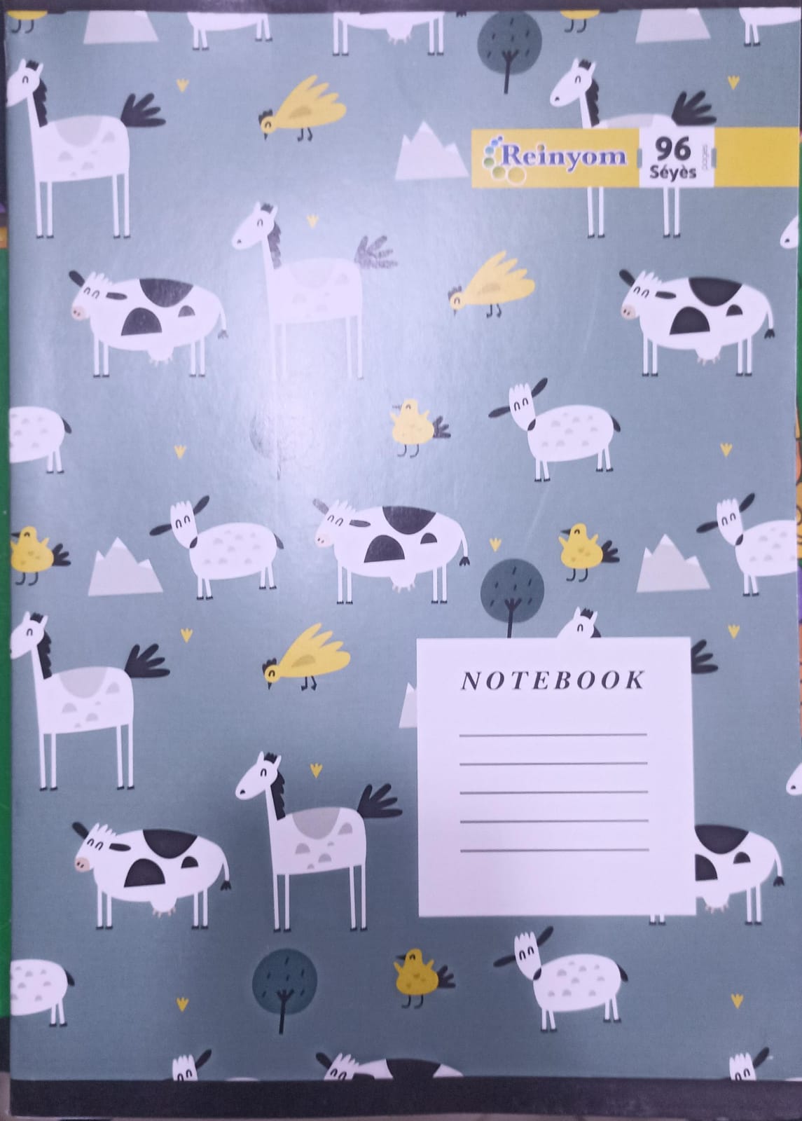 Cahier 96 page Reinyom A4