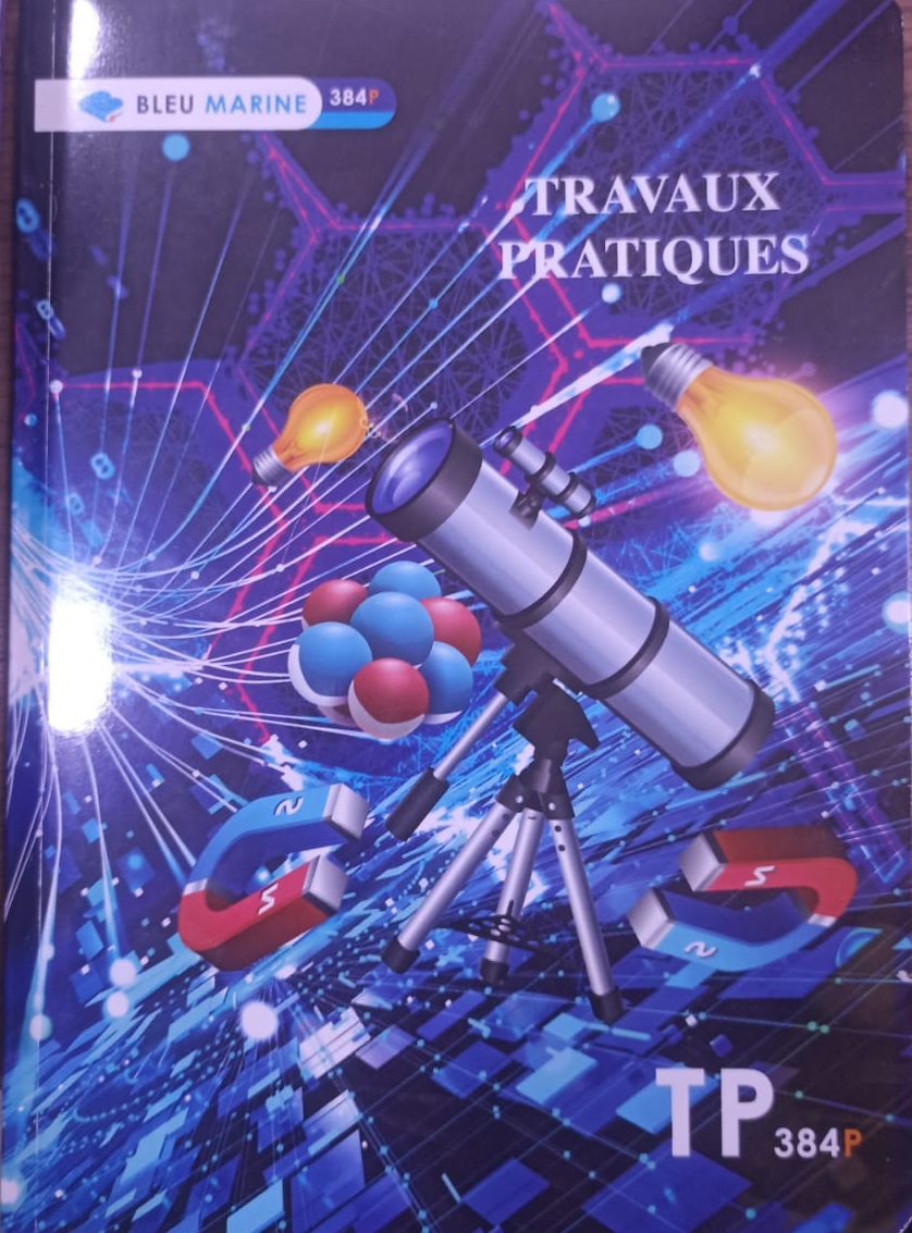 Cahier TP 384 page BLEU MARINE A4